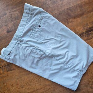 Hurley Nike Dri-Fit Mens Shorts Size 38/9 Mint Green Tailored Golf Beach Pocket